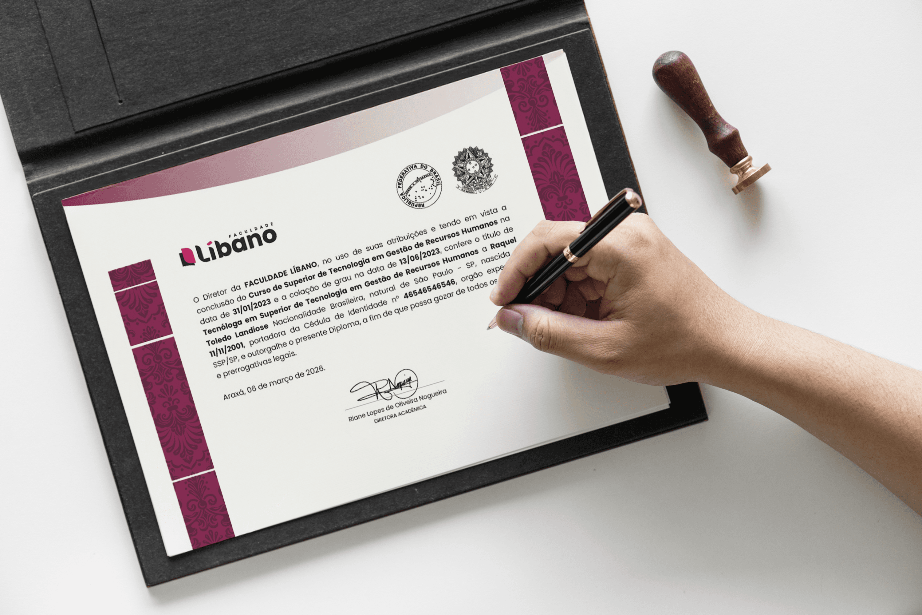 Certificado — Líbano